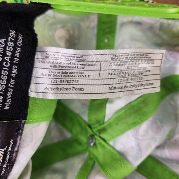 Rick & Morty Snapback Hat BioWorld Green Portal Faces Cartoon Network Adult Swim - Picture 11 of 11